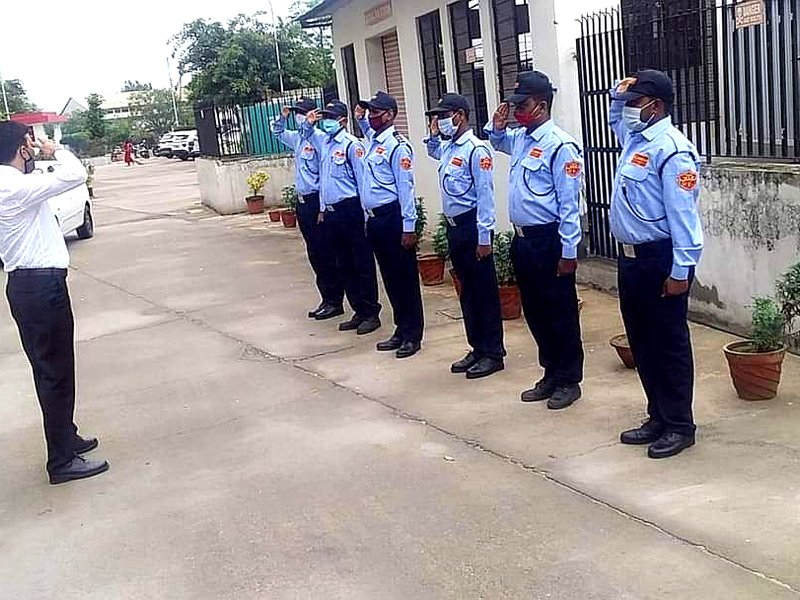 Security Guard Salute Parade – New VIP Security Training